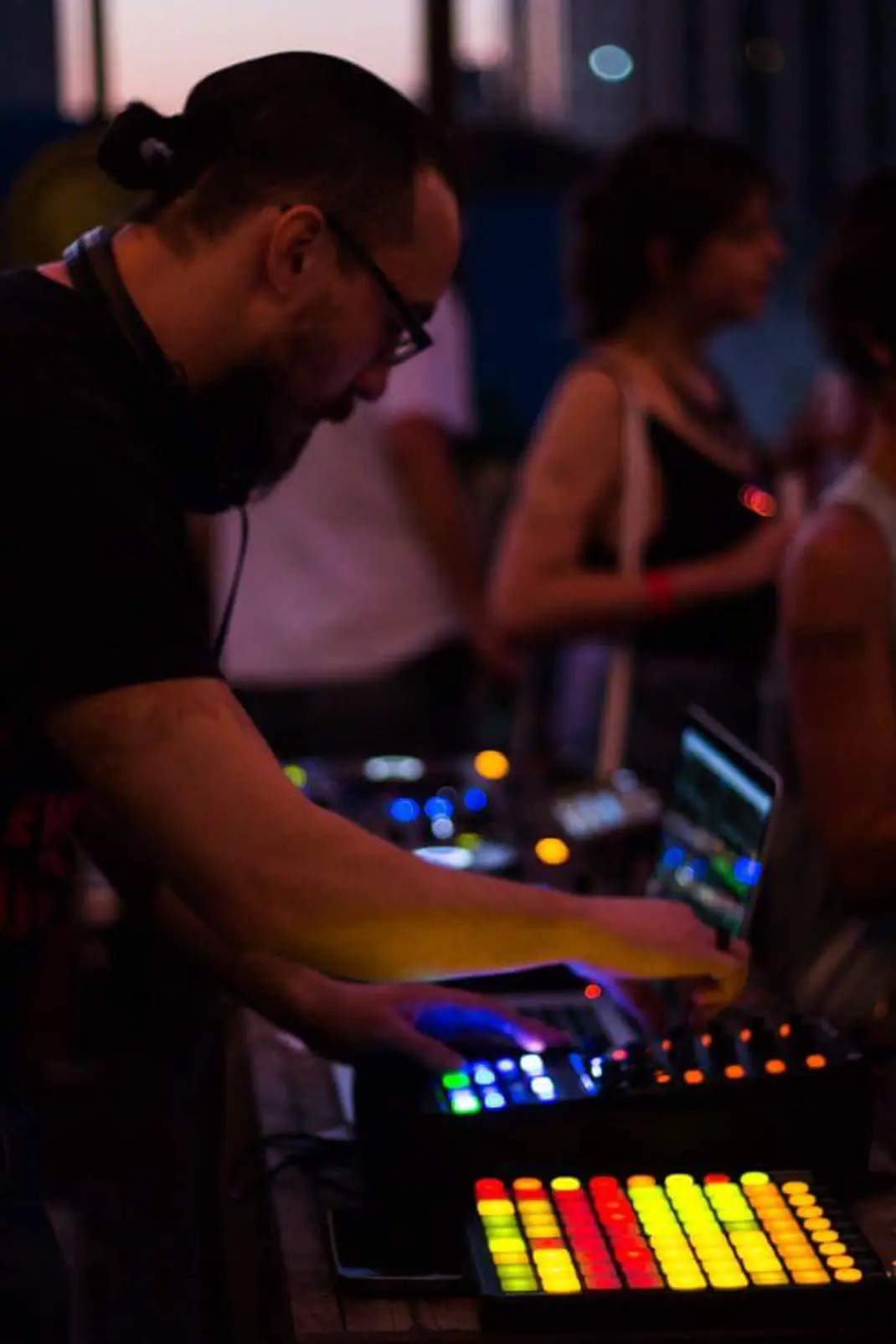 Daniel DJing